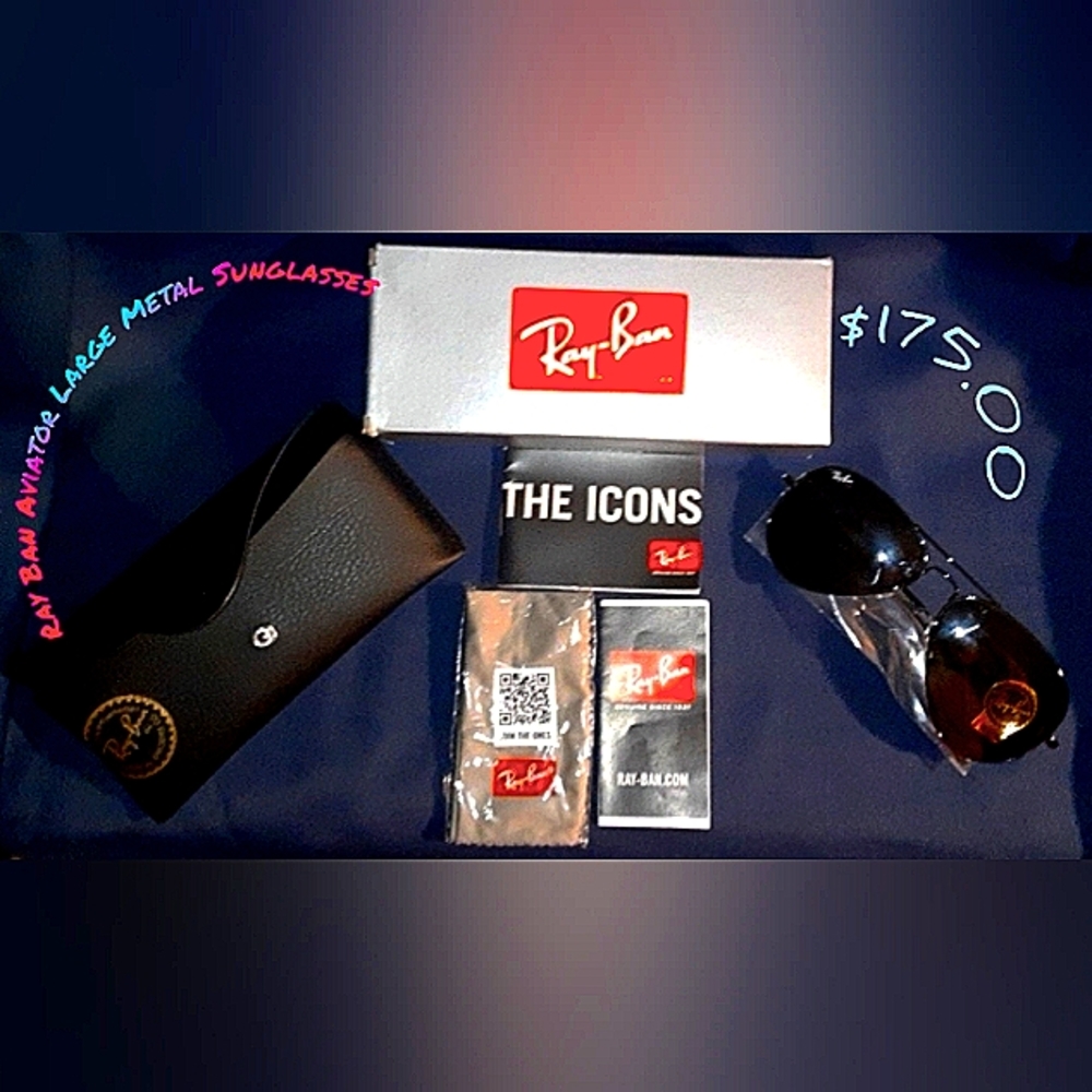 Ray Ban Aviator Large Metal Sunglasses